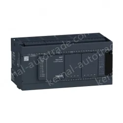 TM241C40T logic controller, Modicon M241, 40 IO, transistor, PNP