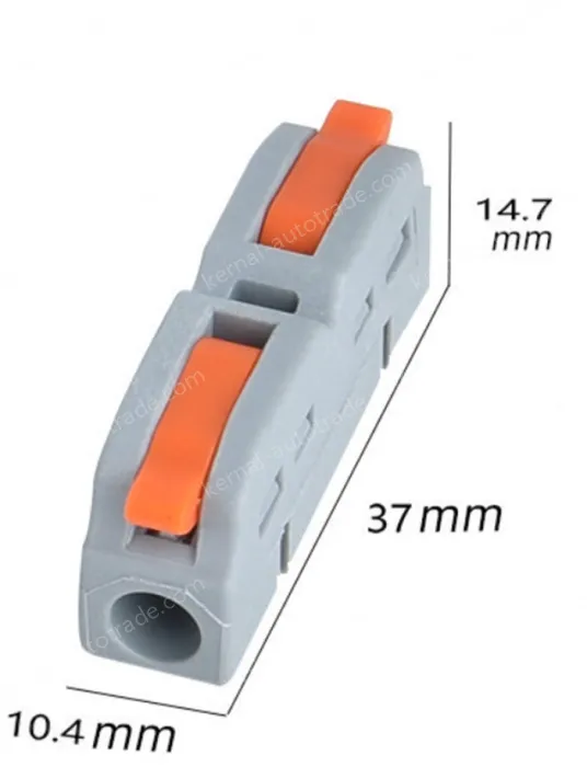 Quick terminal blocks-6 squares, one in and one out