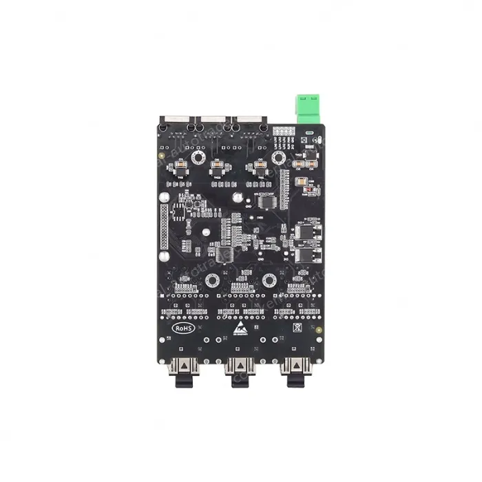Intrinsically safe Gigabit 3 optical and 3 electrical embedded switch