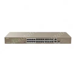 24FE+2GE/1SFP Rackmount Switch With 24-Port PoE