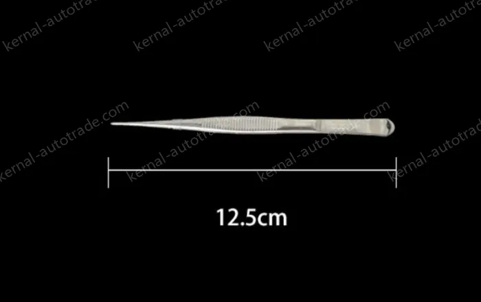 Stainless steel tweezers Straight tip (304 models) 12.5cm