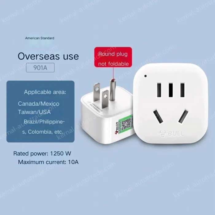 901A American Standard Converter The plug is not foldable