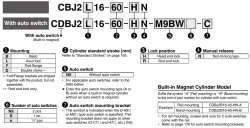 With End Lock CBJ2 Series &oslash;16