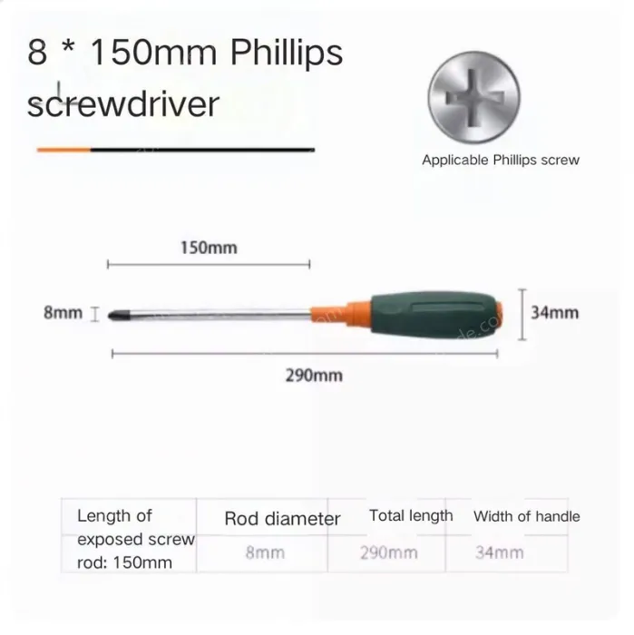 Phillips screwdriver 8*150
