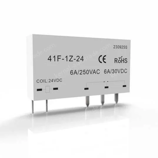KY41F Single relay 1NO1NC/Ith: 6A 60VDC