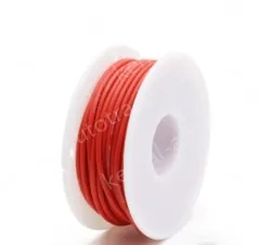 Silicone high temperature cable 30AWG Red