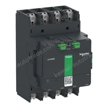 LC1G3304EHEA Contactor, high power, TeSys Giga, advanced version, AC-1, <= 440V, 440A, 4 pole/NO, 48-130VAC/DC coil