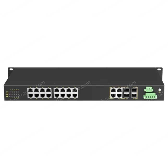 4 Ports Gigabit Combo + 16 Ports Gigabit RJ45 Rack-mount Unmanaged Industrial Ethernet Switch