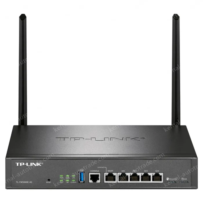 5 x 10/100/1000M RJ45 ports Enhanced 4G firewall