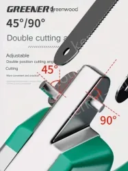 Heavy Duty Industrial Grade Hacksaw Contains 10 carbon hacksaw blades + 7 multi-function saw blades The saw body can store the saw blades