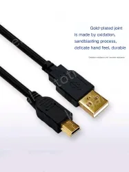2M Gold Plated Head USB-A5/A6 Anti-static Bag Packing
