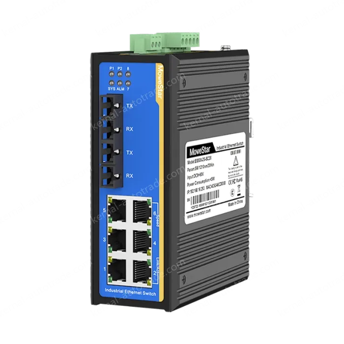 8 Ports 10/100M Din-Rail Managed Industrial Ethernet Switch