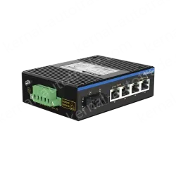 1 Port 100M F(x) + 4 Ports 10/100M T(x) Din-Rail Unmanaged Industrial Ethernet Switch
