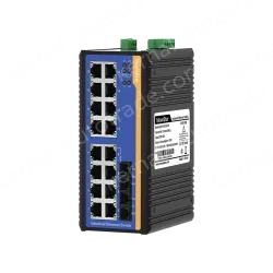 [100 Gigabit 2 Optical 16 Electric] Ring Network Management Industrial Switch