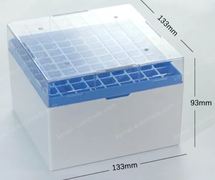 5ml 81 compartment PC cryobox - blue