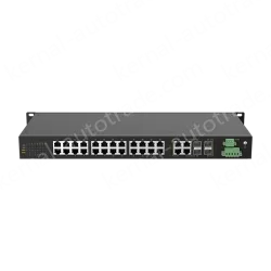 4 Ports Gigabit Combo + 24 Ports 10/100M T(x) Rack-mount Unmanaged Industrial Ethernet Switch