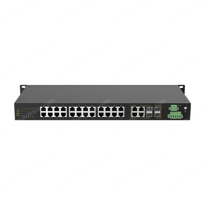 4 Ports Gigabit Combo + 24 Ports 10/100M T(x) Rack-mount Unmanaged Industrial Ethernet Switch