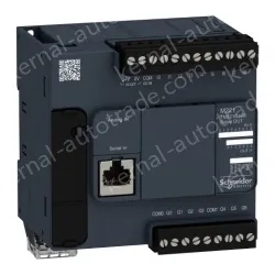 TM221C16R logic controller, Modicon M221, 16 IO, 7 relay outputs, 100&acirc;&euro;&brvbar;240V AC