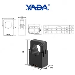 CTF35-500A/5A miniature open current transformer snap-on transformer for retrofitting