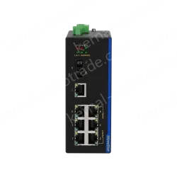1 Port 100M F(x) + 7 Ports 10/100M T(x) Din-Rail Unmanaged Industrial Ethernet Switch