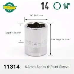 Dumbo-14mm-6.3mm series 1/4-11314